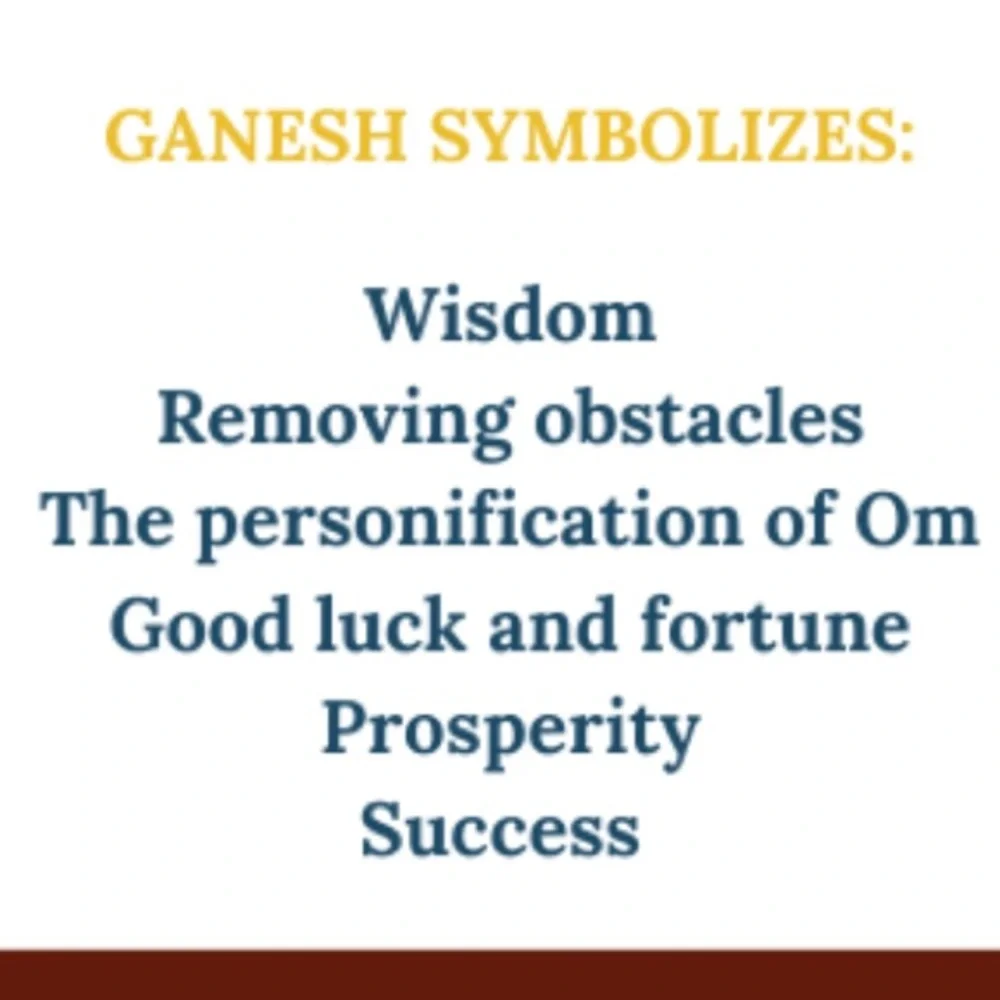 Carved obsidian Ganesh Necklace - Picture 5 of 6